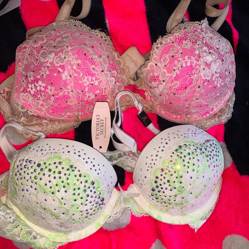 Vs pink dream angel bling rare NWT Victoria secret